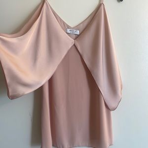 Bailey 44 Blush Drapey shoulder Top